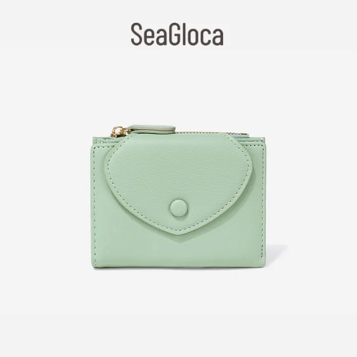 SeaGloca%20New%20Cute%20Solid%20Color%20Small%20Heart%20Trifold%20Wallet%20For%20Woman%20No.1412%20-%20Image%209
