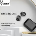 Sabbat E12 Ultra Wireless Headphones Bluetooth Earphones HiFi Stereo IPX5 Sports Headphones TWS BT 5.2 Aptx Earphone. 