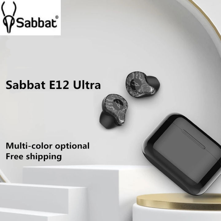 Sabbat E12 Ultra Wireless Headphones Bluetooth Earphones HiFi Stereo IPX5 Sports Headphones TWS BT 5.2 Aptx Earphone