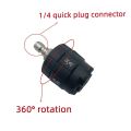 5In1 Nozzle High Pressure Washer 0° 15° 25° 40° 65° Nozzle in One Piece G1/4 Male Connector Quick Release Adaptor. 