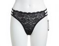 Transparent thin belt thongs T back thongs women panties.