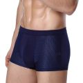 5PCS/Lot 8XL Mesh Hole Mens Underwear Boxers Men Boxer Underwear men Boxers for Men Underwear Boxer Shorts Men Boxers Men Pantis. 