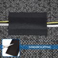 Cable Grip Floor Cable Cover Cords Cable Protector Cable Management Only for Commercial Office Carpet (Black,10 Feet). 