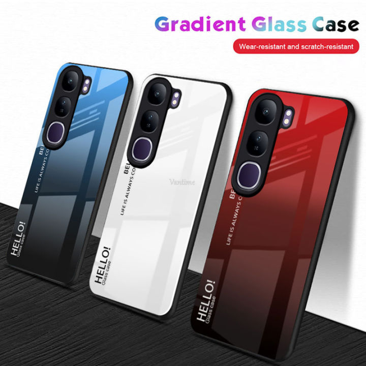 Vantime%20for%20vivo%20V40%20Lite%204G%20Case%20Gradient%20Phone%20Back%20Hard%20Glass%20Cover%20-%20Image%203