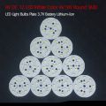 4V 5 Watt Round SMD led Light Bulbs Plate 3ps. 