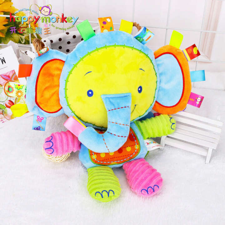 Happy%20Monkey%20Baby%20Doll%20Small%20Short%20Animal%20Plush%20Ringing%20Bell%20Neonatal%20Comfort%20Toy%20-%20Image%204