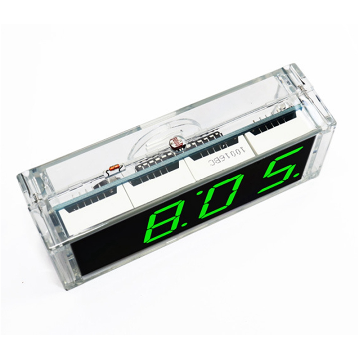 Digital%20Clock%20Kit%20Light%20Control%201%20Inch%20LED%20Digital%20Tube%2051%20Microcontroller%20Electronic%20Clock%20DIY%20Parts%20+Shell%201Set%20-%20Image%202