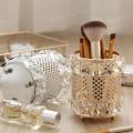 Large Metal Capacity Makeup Brush Holder Transparent Storage Organizer Tube for Home. 