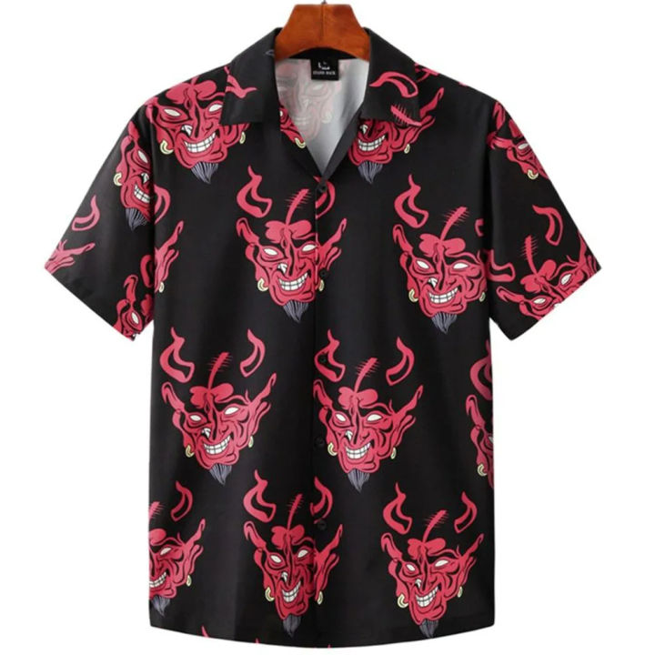 2024%20Devil%20Horror%203d%20Hawaiian%20Shirt%20Man%20Loose%20Male%20Clothes%20Breathable%20Men's%20Shirts%20Summer%20Short%20Sleeve%20Shirt%20Top%20Men's%20Clothing%20-%20Image%203