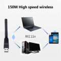C Laptop b/g/nAN Wi- Adapter LB WiFi Card Mini USs MT76150Mbp01 Wi-Fi Receiver Dongle Antenna 802.11 for P-Brain Windows.