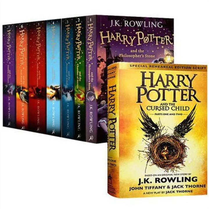 Harry Potter Book Set: The Complete Collection Set of 8 Volumes Yellow Print - Great Value