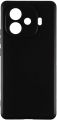 Vivo iQOO Z9 Turbo Silicone Matte Flexible Soft Phone Case - Black - Phone Back Cover.