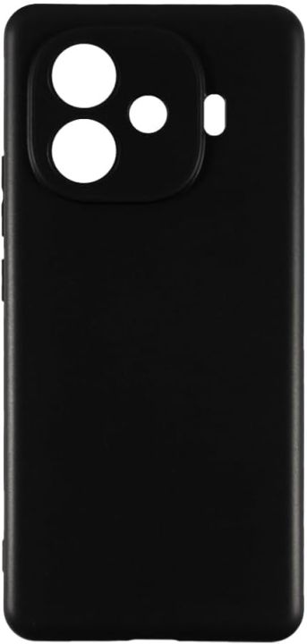 Vivo%20iQOO%20Z9%20Turbo%20Silicone%20Matte%20Flexible%20Soft%20Phone%20Case%20-%20Black%20-%20Phone%20Back%20Cover%20-%20Image%205