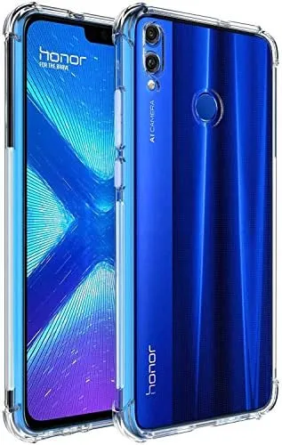 Honor%208X%20TPU%20Back%20Cover%20Shockproof%20Silicone%20Bumper%20-%20Transparent%20-%20Image%202