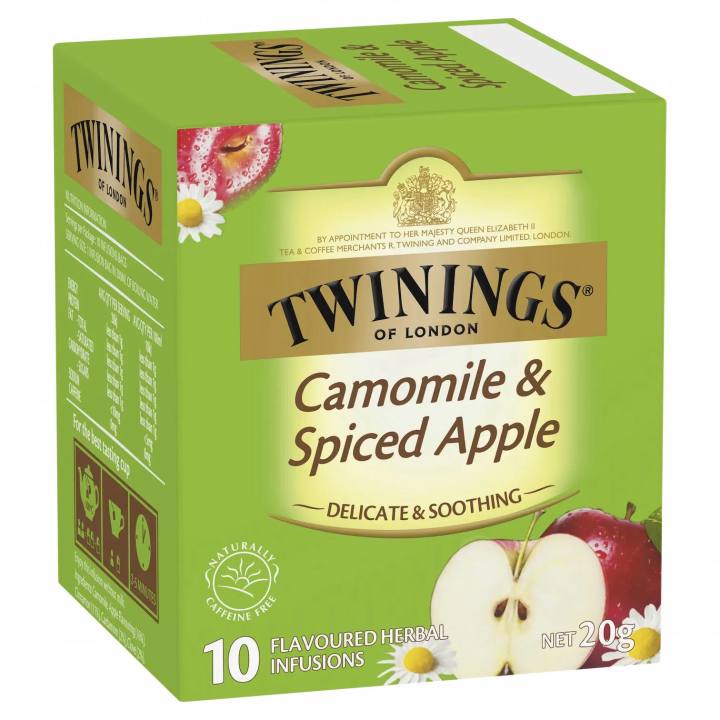 Twinings Camomile & Spiced Apple Tea Bags 10 Pack From Australia Green Tea