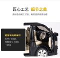 1:32 Toyota Hiace Van Diecasts Alloy Car Luxurious Simulation Toy Vehicles Metal Car 6 Doors Open Model Car Sound Light Toys For Gift. 