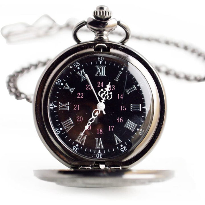 Pocket Watches Quartz Pocket Watch Classic Vintage Roman Numerals