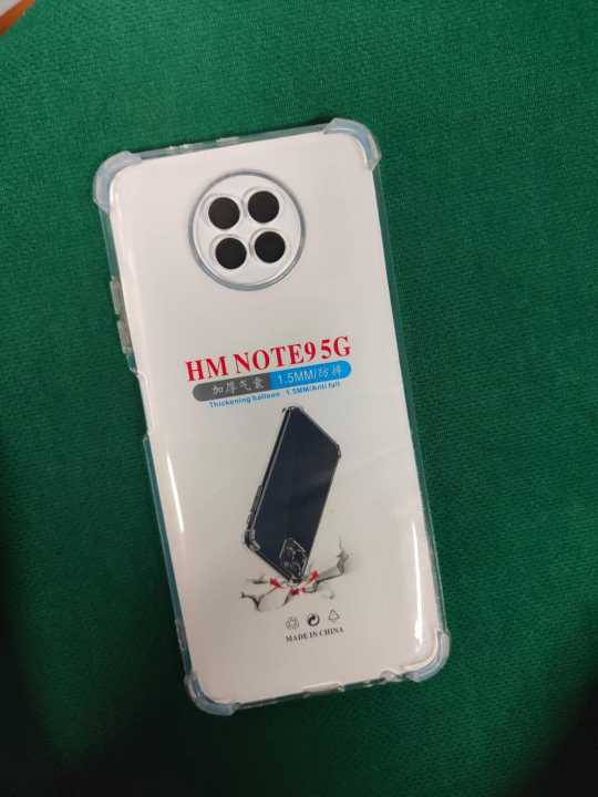 For Redmi Note 9 5G Ultra-Thin Transparent Flexible Protective Mobile Phone Back Cover - Clear