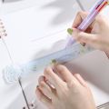 Sanrio Funny Rotatable Ruler Kuromi Melody Cute Cartoon Straightedge Student Stationery Office Equipment. 