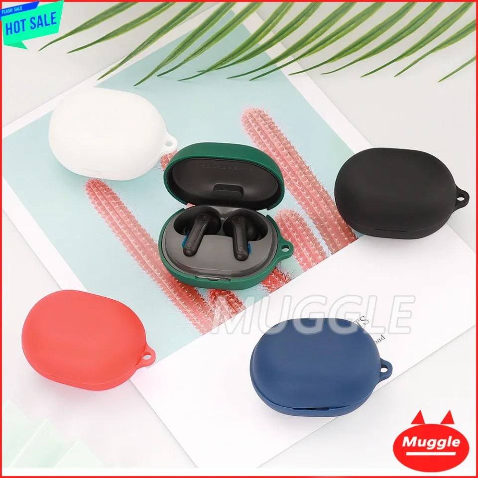 SoundPEATS T3 Pro Only cover Premium Artificial Carrying cover Shockproof Earbuds Protective Cover Box For Buds Soft Silicone Bluetooth Headphone ...