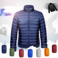 Winter Men Puffer Jacket Ultra Light Down Jacket Men Windbreaker Feather Jacket Man Lightweight Portable Warm Coat. 