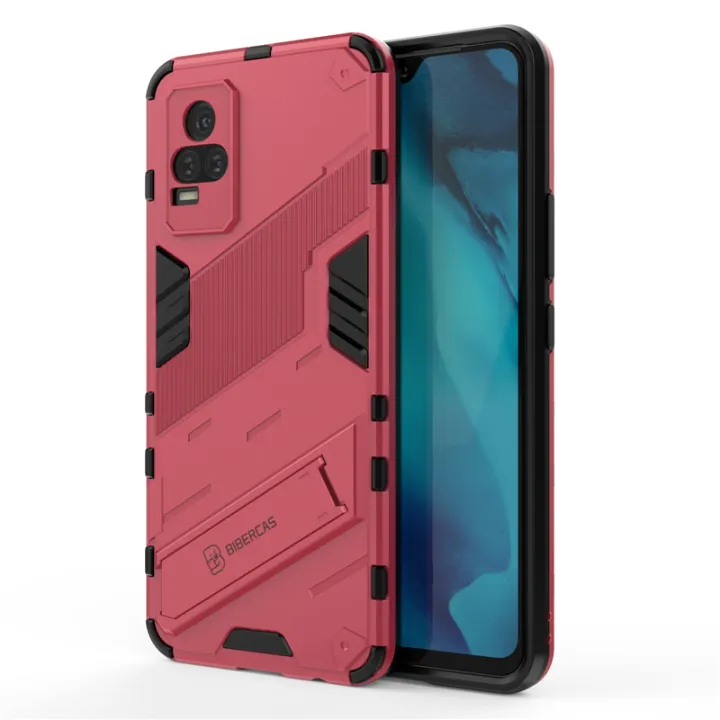 Vantime%20for%20Vivo%20V21e%20Case%20Kickstand%20Ultra%20Thin%20Shockproof%20Matte%20Back%20Cover%20-%20Image%203