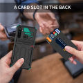 Pluscase for realme 6i/5i/5/5 s case card slot lens holder protect sleeve pin shockproof back cover.