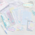 Loose-leaf Diary Book Girl Heart Star Notebook Detachable Notebook Envelope Series Notebook DIY Diary Book.