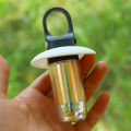 Mini LED Camping Lights Warm white Dual-light Flashlight Multifunctional Camping Atmosphere Lights Emergency Lighting Keychain. 