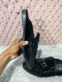 MARVEL FASHIONS NEW Fashionable Velvet Half Shoe For Men Black.