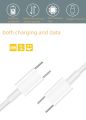 X3 60W Type C to Type C Fast Charging 25CM Short Data Cable Silicone 60Watt 25 CM Short PD Cable White.