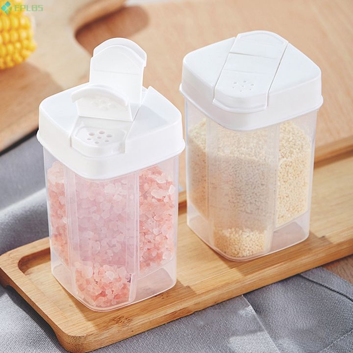 Measured%20Seasoning%20Jar%20with%20Double%20Lid%20Multipurpose%20Clear%20Spice%20Storage%20Box%20Sealed%20Condiment%20Bottle%20Reusable%20Spice%20Dispenser%20Spice%20Container%20Tools%20Kitchen%20Seasoning%20Bottle%20-%20Image%203