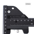 Multi Woodworking Sliding Gauge Aluminum Alloy Scribe Ruler Depth Gauge T-Square Scribing Measuring Tools Marking Gauge T Ruler Safe Portable. 