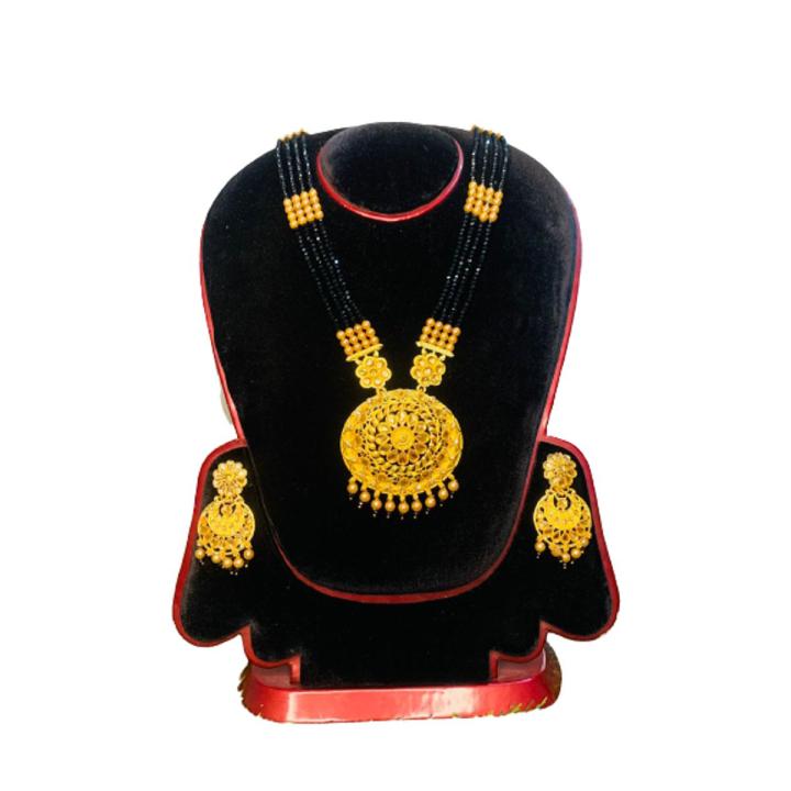 সুন্দর এবং স্টাইলিশ মেয়েদের বিয়ের গোল্ড   প্লেট ডিজাইনের গহনা সেট(null)