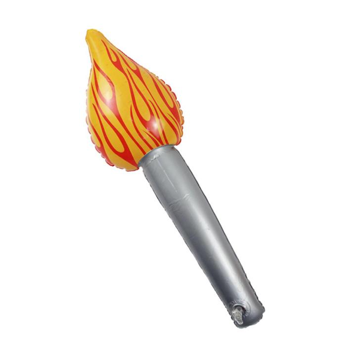 Inflale Fire Torch Toy Bright Color Themed Party Inflale Torch
