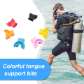 Scuba Diving Second Stage Silicone Mouthpieces Snorkel Regulator Colorful Underwater Breathing Accessories Supplies Parts Orange. 