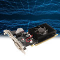 Computer Graphics Card, PCI Express X16 3.0 64bit 2GB DDR3 HD Multimedia Interface Graphics Card Integrated with 2 Bracket for Desktop. 