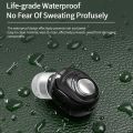 【FUPANG】Tinzzi wireless 5.0 headphone single in-ear headset noise HiFi earphones mini earbuds with mic.