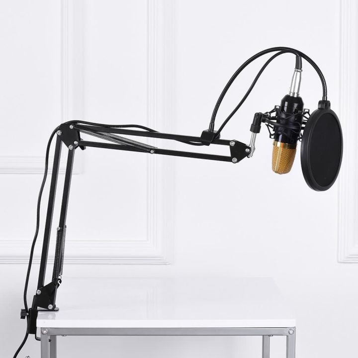 BM800%20Condenser%20Microphone%20Full%20Studio%20Package%20Microphone%20BM%20800%20Set%20Record%20Studio%20Equipment%20Mic%20Kit%20with%20Adjustable%20Arm%20Stand%20Pop%20Filter%20Foam%20Cap%20kit%20-%20Image%206