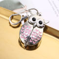 New Flip Korean Style Owl Necklace Pocket Watch Children's Watch Keychain Cartoon Pocket Watch Primary and Secondary School Students Men's Watch. 