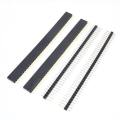 40 Pin 2.54mm Pitch Pin Male + Female Header Connector Strip For Electronics Project (2 pairs). 