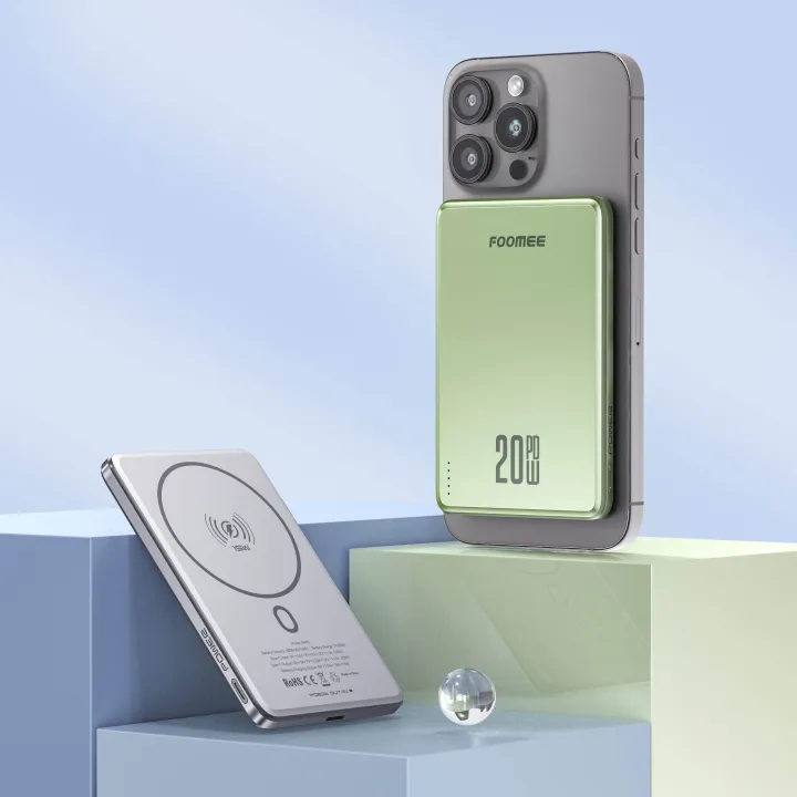 FOOMEE%20AM05%205000mAh%20Ultra-Thin%20Magnetic%20Wireless%20Power%20Bank%20-%20Image%205