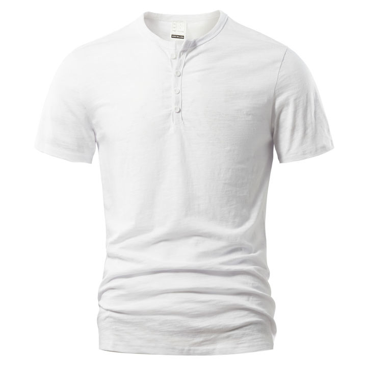 T%20Shirt%20Men%20Casual%20High%20Quality%20Summer%20Short%20Sleeve%20Henry%20neck%20Mens%20T%20Shirts%20Fashion%20Basic%20T-shirt%20Male%20KEEMEEUYZO%20-%20Image%207