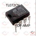 2Pcs TL072CP TL072 Dual Low Noise JFET Input Operational Amplifier A Class IC Op Amp Chip Breadboard Friendly IC DIP 8 Pin. 