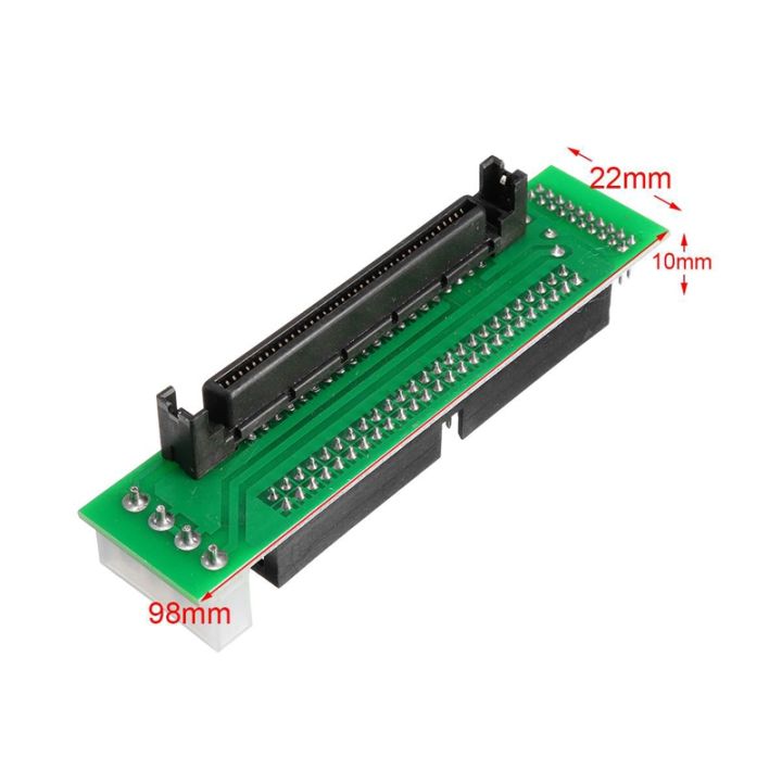 SCSI%20SCA%2080%20PIN%20to%2050%20PIN%20Converter%20Card%20Computer%20Hard%20Drive%20Adapter%20for%20All%20U320/U160/LVD/SE%20-%20Image%203