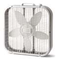 Lasko 20 Classic Box Fan with Weather-Resistant Motor, 3 Speeds, 22.5 H, White, B20200, New.