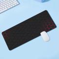 GAMING DESKTOP MAT E-SPORT HONEYCOMB PATTERN 300*700*2MM ANTI-SKID RUBBER MOUSE PAD. 