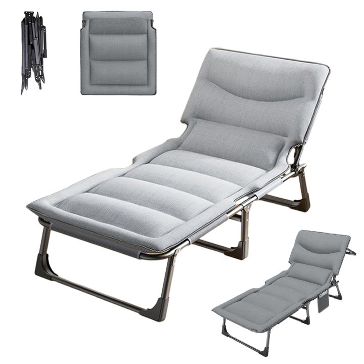 Camping%20Cot%20With%20Soft%20Padded%20Cushion%20Heavy%20Duty%20Reclining%20Outdoor%20Lounger%20Folding%20Bed%20With%20Side%20Pocket%20For%20500%20Lbs%20-%20Image%203
