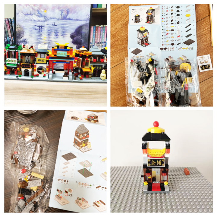 Compatible%20With%20Lego%20Street%20View%20Small%20Particle%20Assembled%20Block%20Puzzle%20City%20Building%20Model%20Children's%20Gift%20Toy%20-%20Image%203