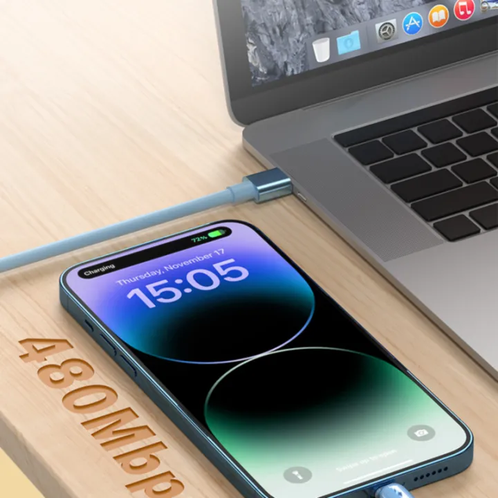 Lereach%20For%20Lightning%20USB%20100W%20Fast%20Silicon%20Charge%20Cable%20Length%EF%BC%9A1.2M%20-%20Image%203